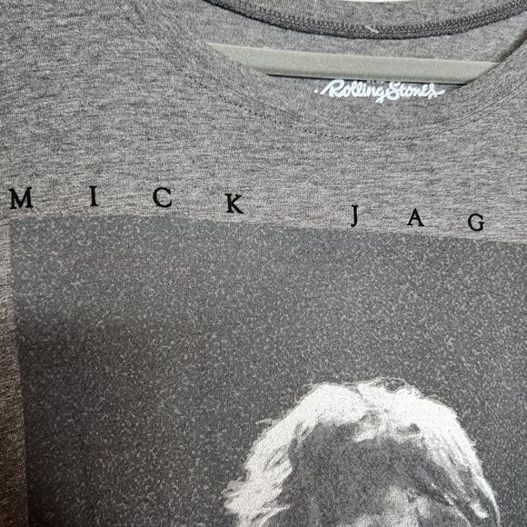 6X 30W Torrid Grey Mick Jagger Classic Fit Tee The Rolling Stones Plussize Music - Picture 3 of 7
